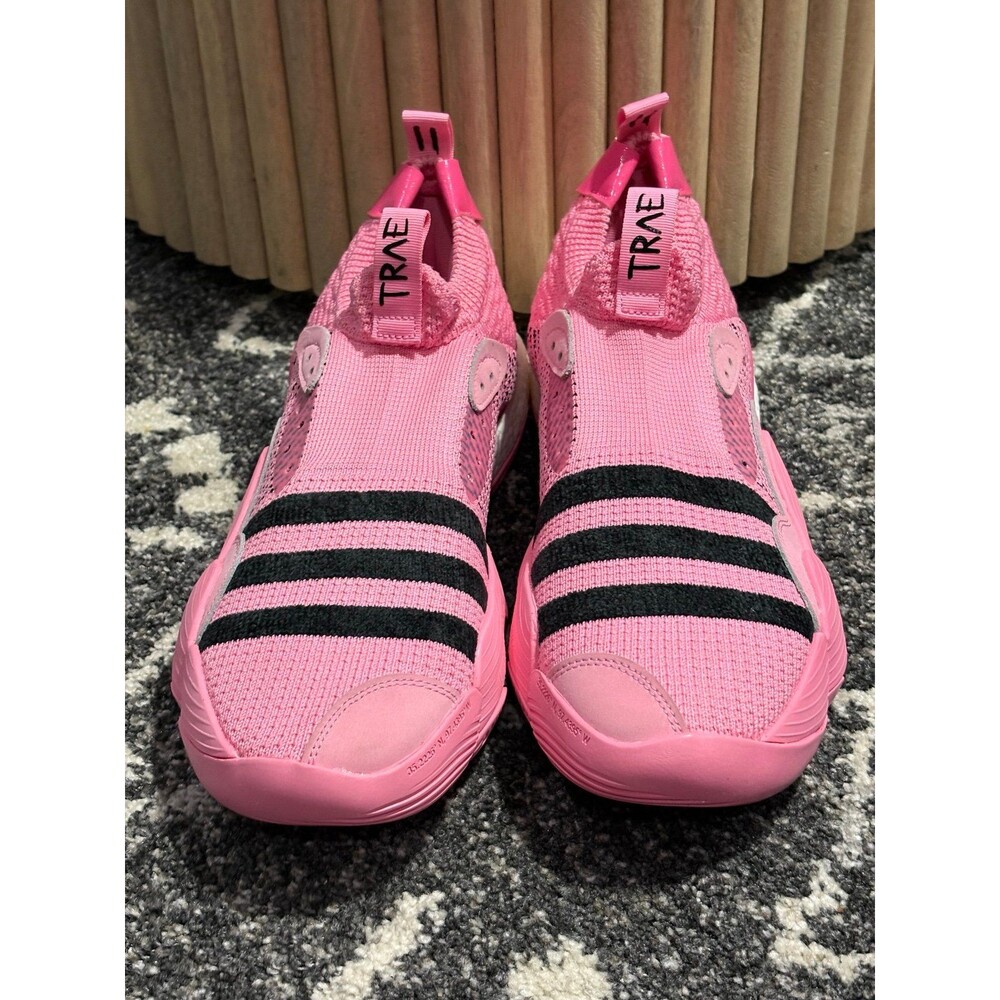 Adidas Trae Young 2.0 Pink Trap House Shoes Mens 13 UK 12.5 / EU 48 Like New